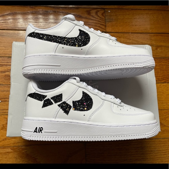 Nike Shoes - Shattered Glitter Swoosh AF1